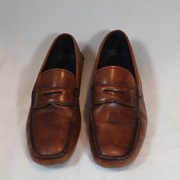Prada Men's Leather Penny Driving Loafer Sz 8.5